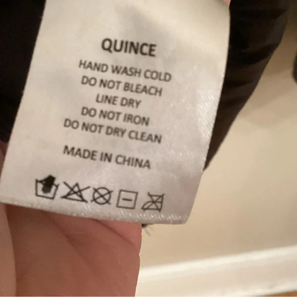 QUINCE SIZE S BLACK LIGHTWEIGHT DOWN PUFFER JACKET - Picture 9 of 10